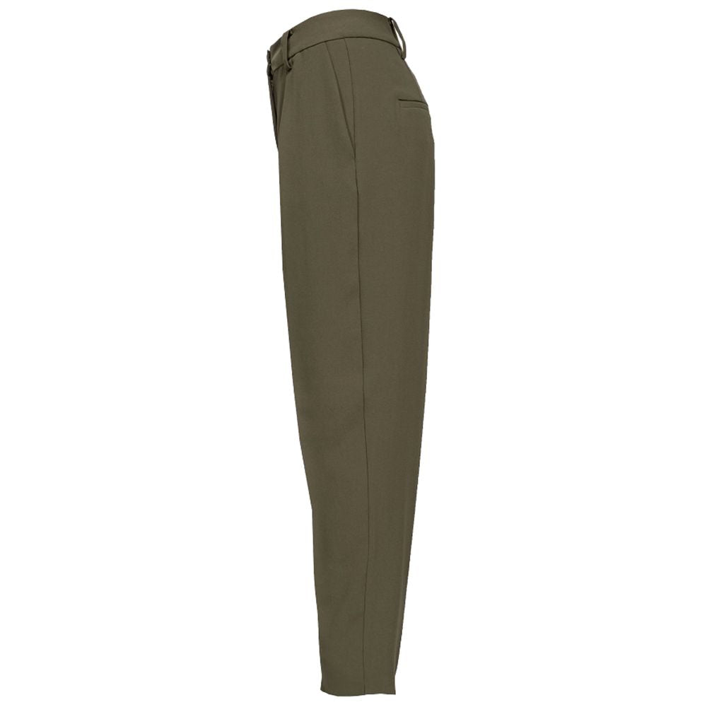  - Green Polyester Jeans & Pant