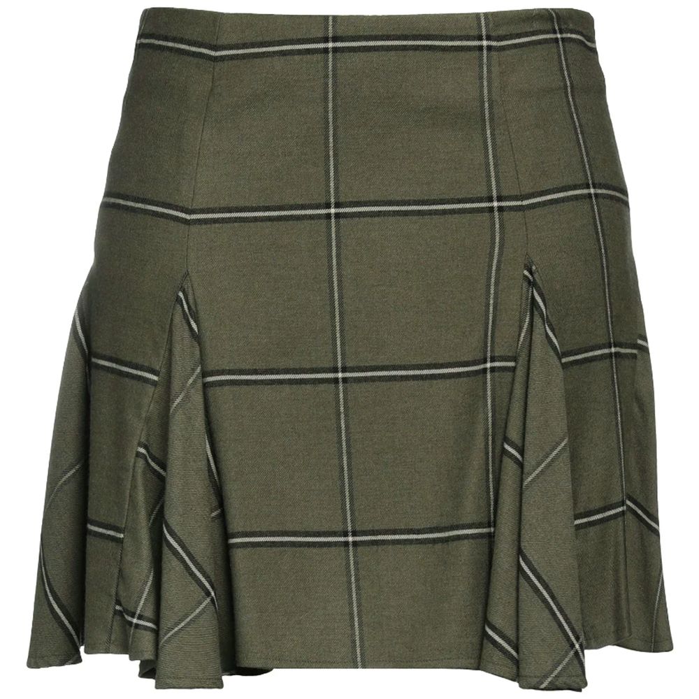  - Green Viscose Skirt