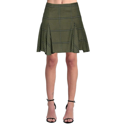  - Green Viscose Skirt