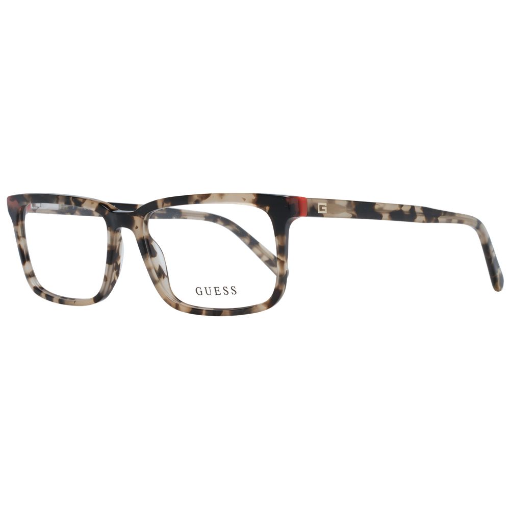 Guess Men's Optical Glasses – Brown Rectangle Frame, 54mm