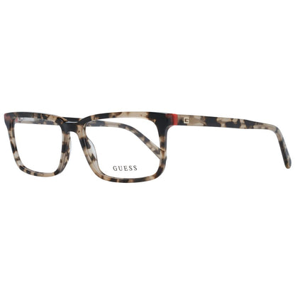 Guess Men's Optical Glasses – Brown Rectangle Frame, 54mm