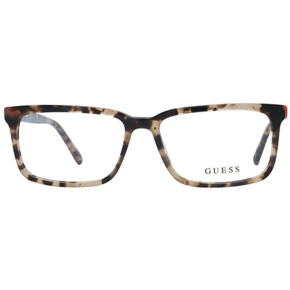 Guess Men's Optical Glasses – Brown Rectangle Frame, 54mm