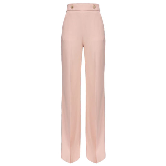  - Pink Polyester Jeans & Pant