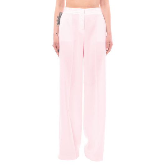  - Pink Polyester Jeans & Pant