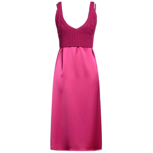  - Fuchsia Polyester Dress