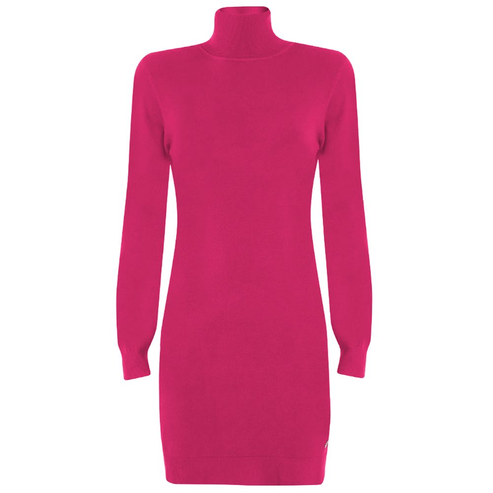 Fuchsia Viscose Dress