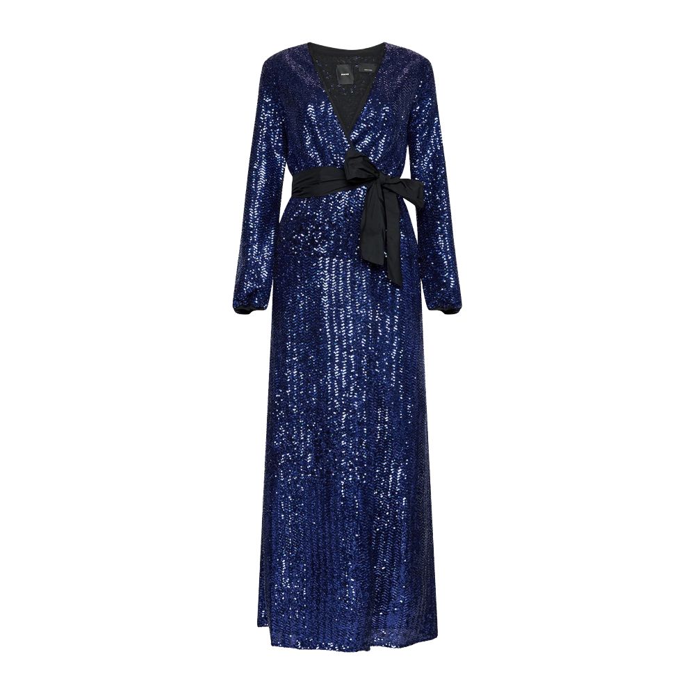  - Blue Polyester Dress