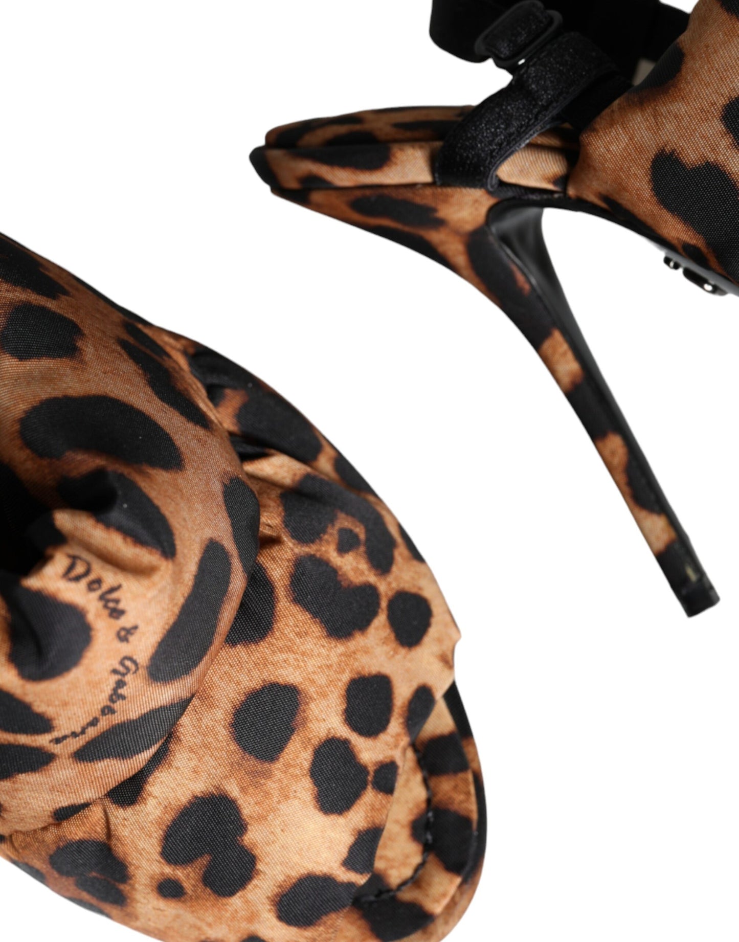 Brown Leopard Keira Slingback Heels