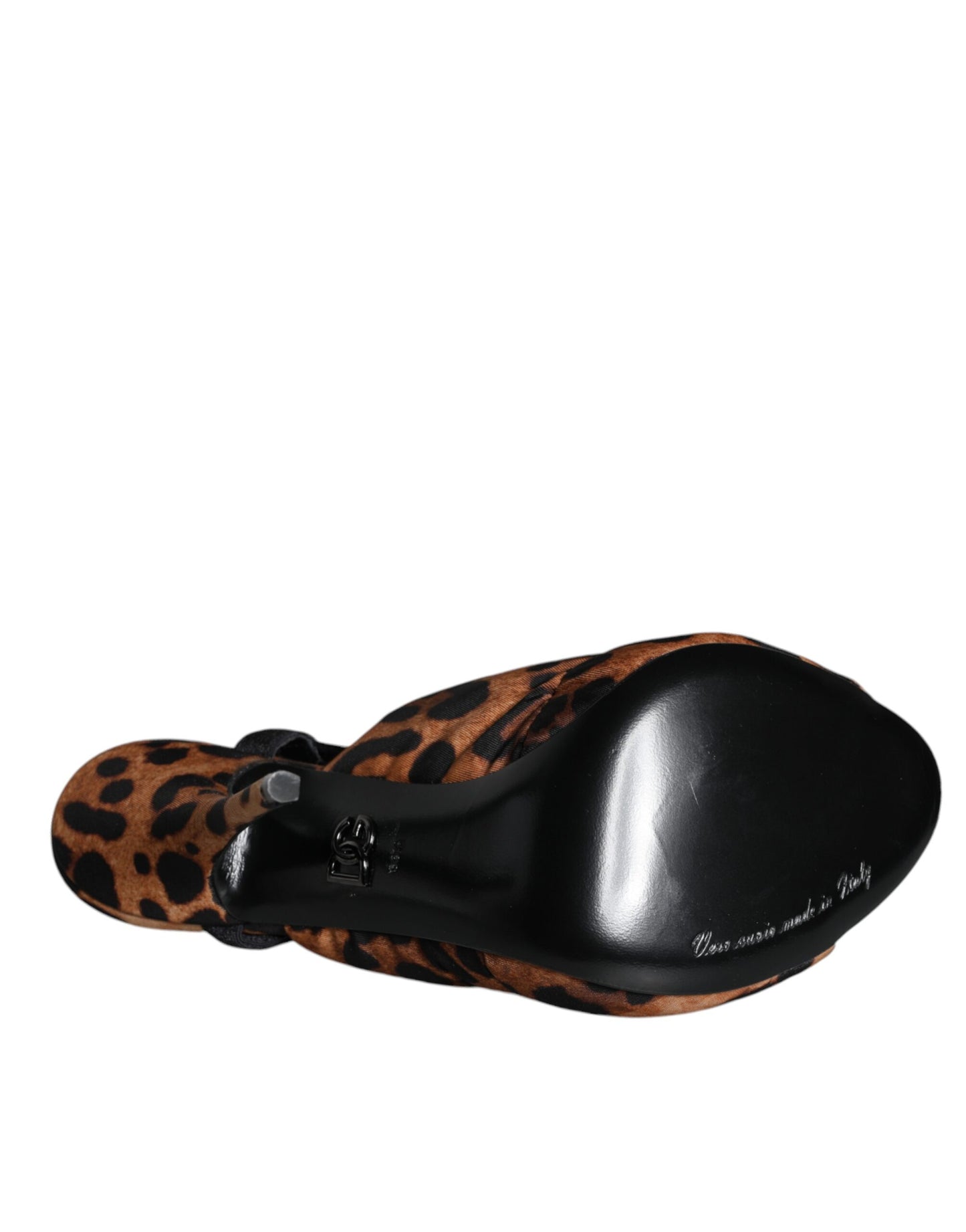 Brown Leopard Keira Slingback Heels