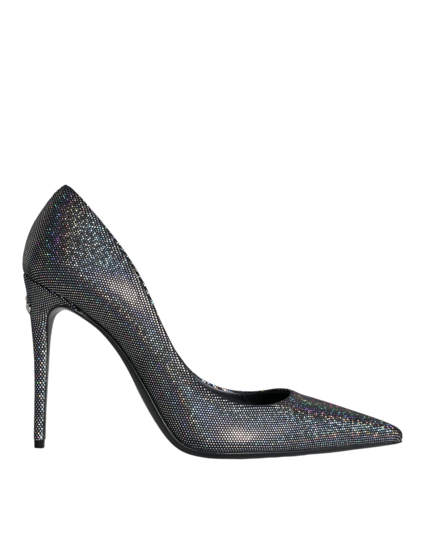 Multicolor Strass Leather Heels Pumps Shoes