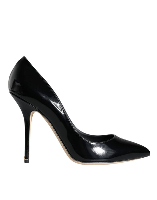  - Black Patent Leather Bellucci Pumps Heels Shoes