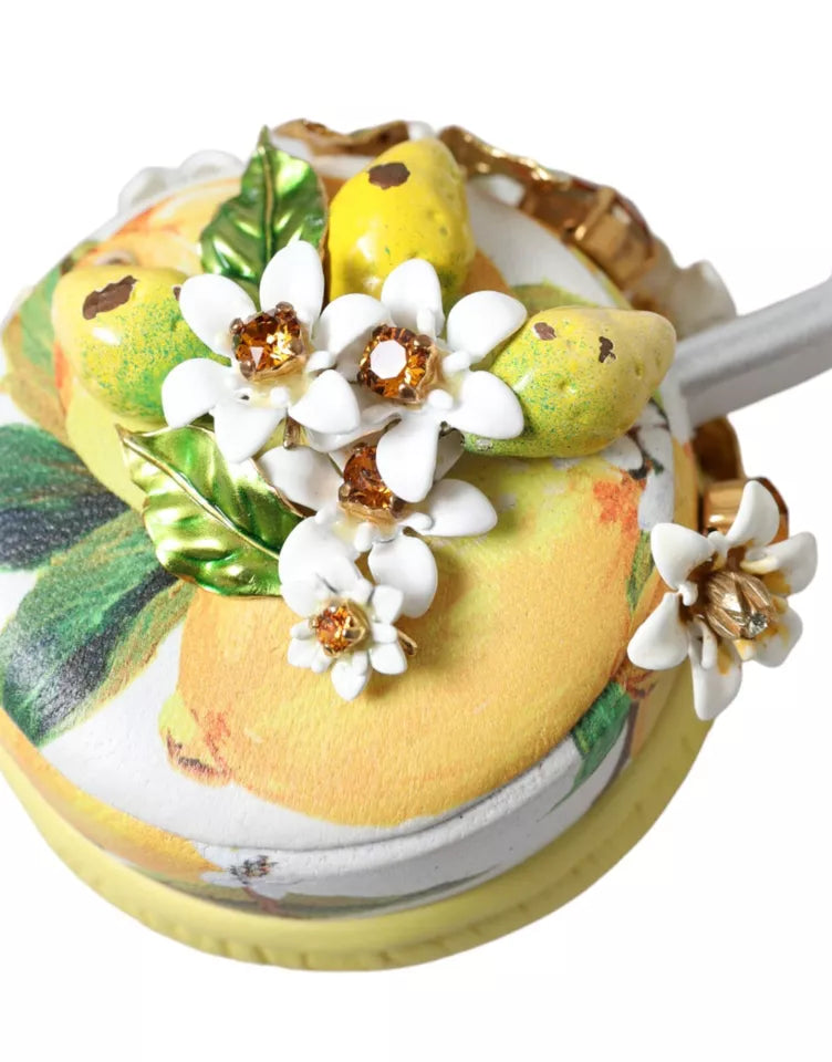  - Lemon Crystal Floral Headset Audio Headphones