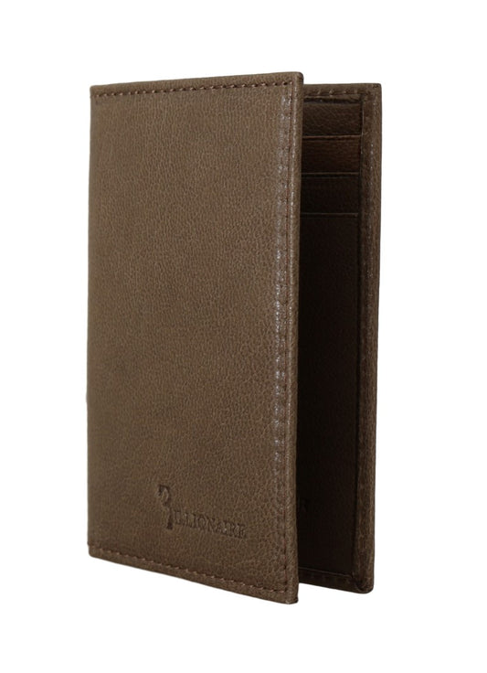  - Elegant Leather Men's Wallet in Brown