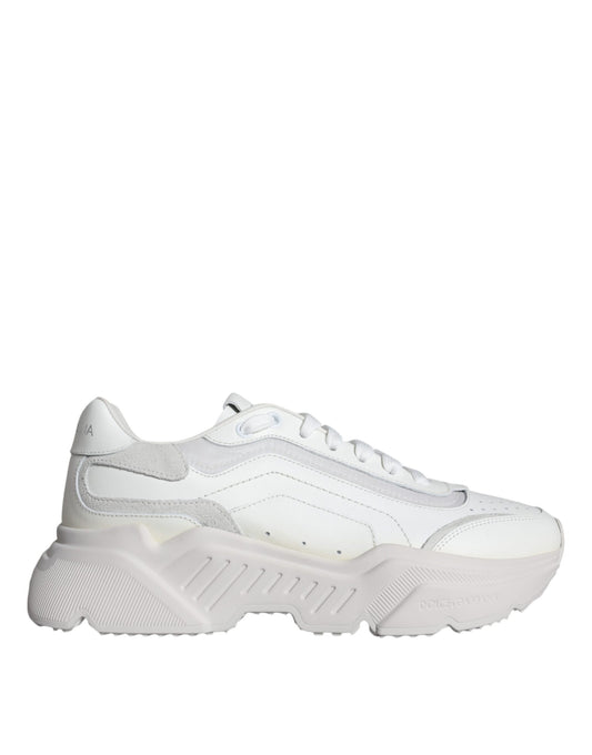  - White DAYMASTER Calf Leather Sneakers Shoes