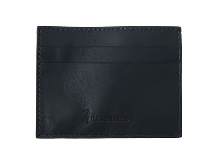  - Opulent Blue Leather Men's Wallet