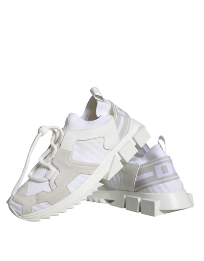  - White Mesh Sorrento Trekking Sneakers Shoes