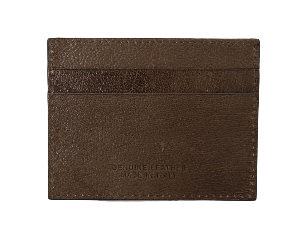  - Elegant Turtledove Leather Men's Wallet