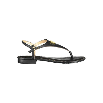 Black Leather Sandal - The Luxe Alliance