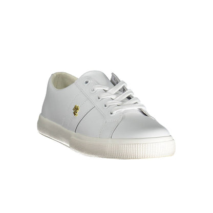 White Polyester Sneaker - The Luxe Alliance