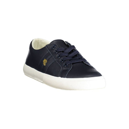 Blue Polyester Sneaker - The Luxe Alliance