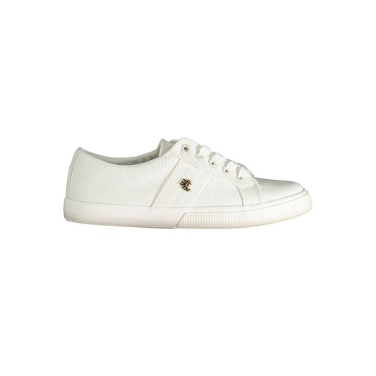 White Cotton Sneaker - The Luxe Alliance