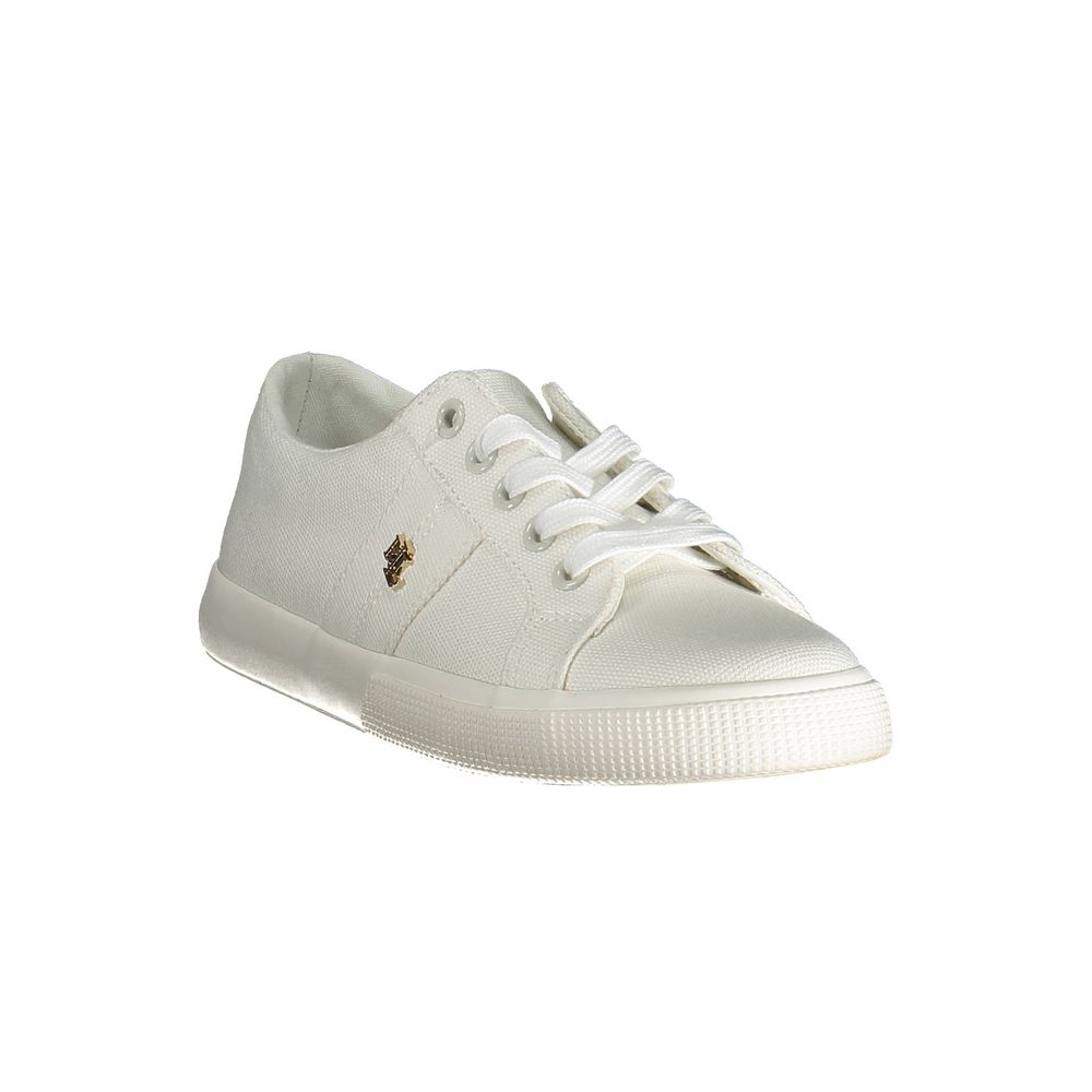 White Cotton Sneaker - The Luxe Alliance