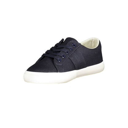 Blue Cotton Sneaker - The Luxe Alliance