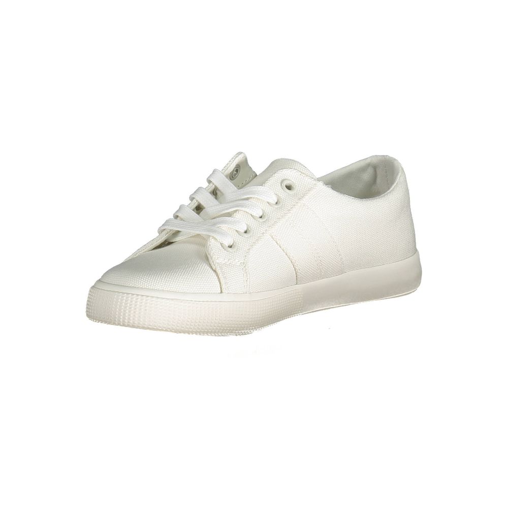 White Cotton Sneaker - The Luxe Alliance