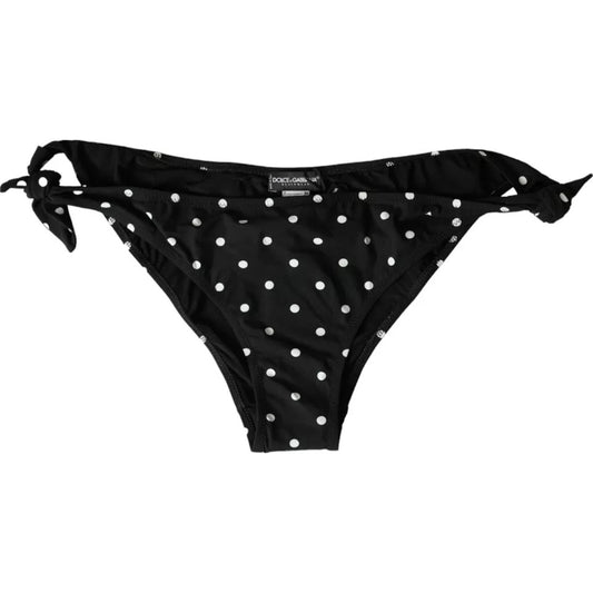  - Black Polka Dot Swimwear Beachwear Bottom Bikini