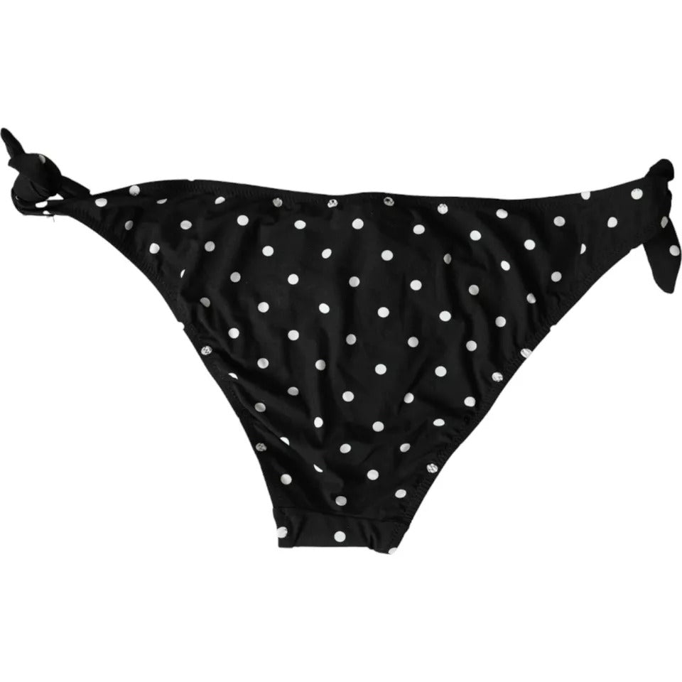  - Black Polka Dot Swimwear Beachwear Bottom Bikini