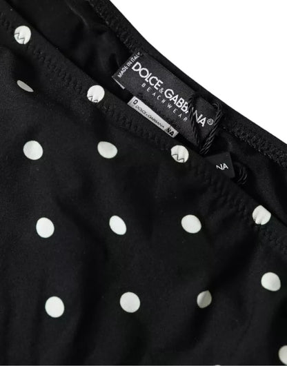  - Black Polka Dot Swimwear Beachwear Bottom Bikini