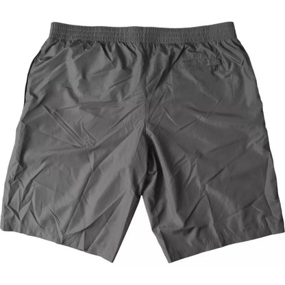  - Dark Gray Polyester Beachwear Shorts Swimwear Men