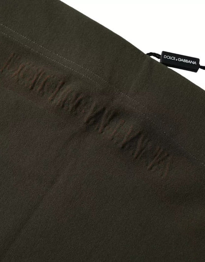  - Brown Cotton Stretch Boxer Shorts Underwear