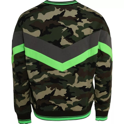  - Multicolor Camouflage Sweatshirt Sweater