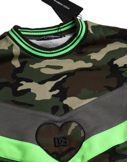  - Multicolor Camouflage Sweatshirt Sweater