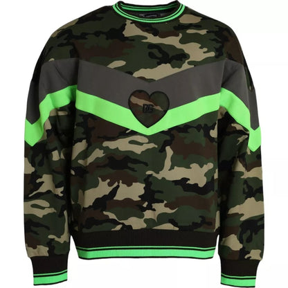  - Multicolor Camouflage Sweatshirt Sweater