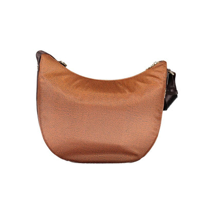 Brown Polyester Handbag - The Luxe Alliance