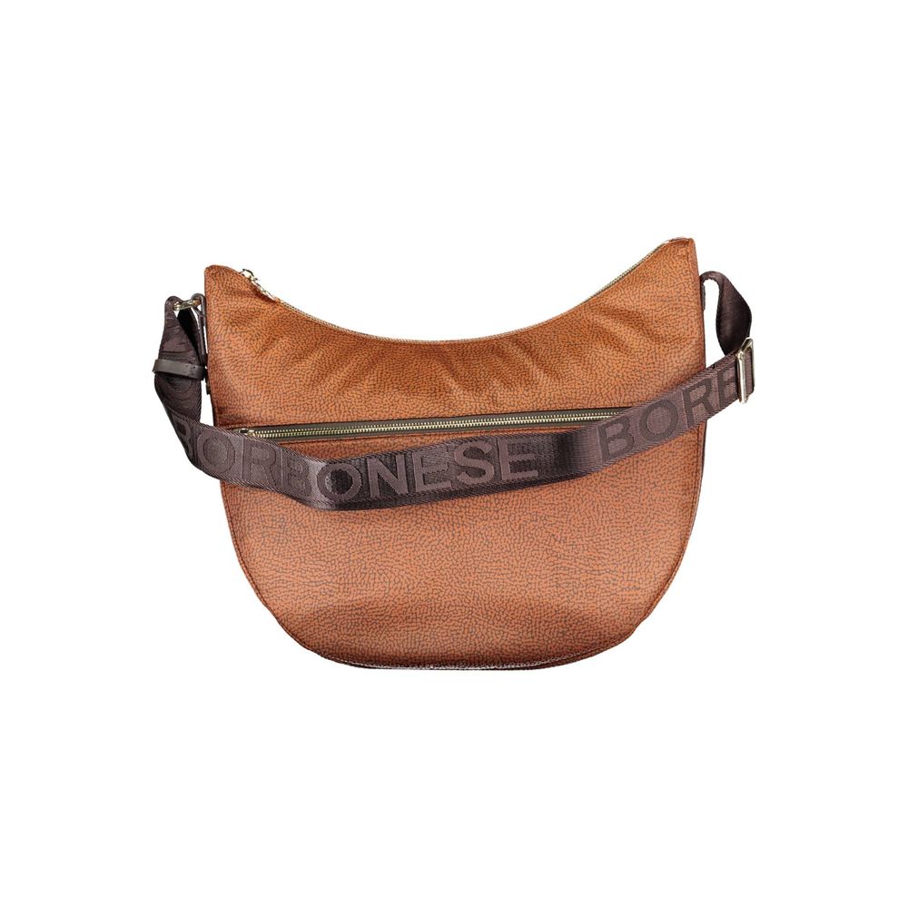 Brown Polyester Handbag - The Luxe Alliance