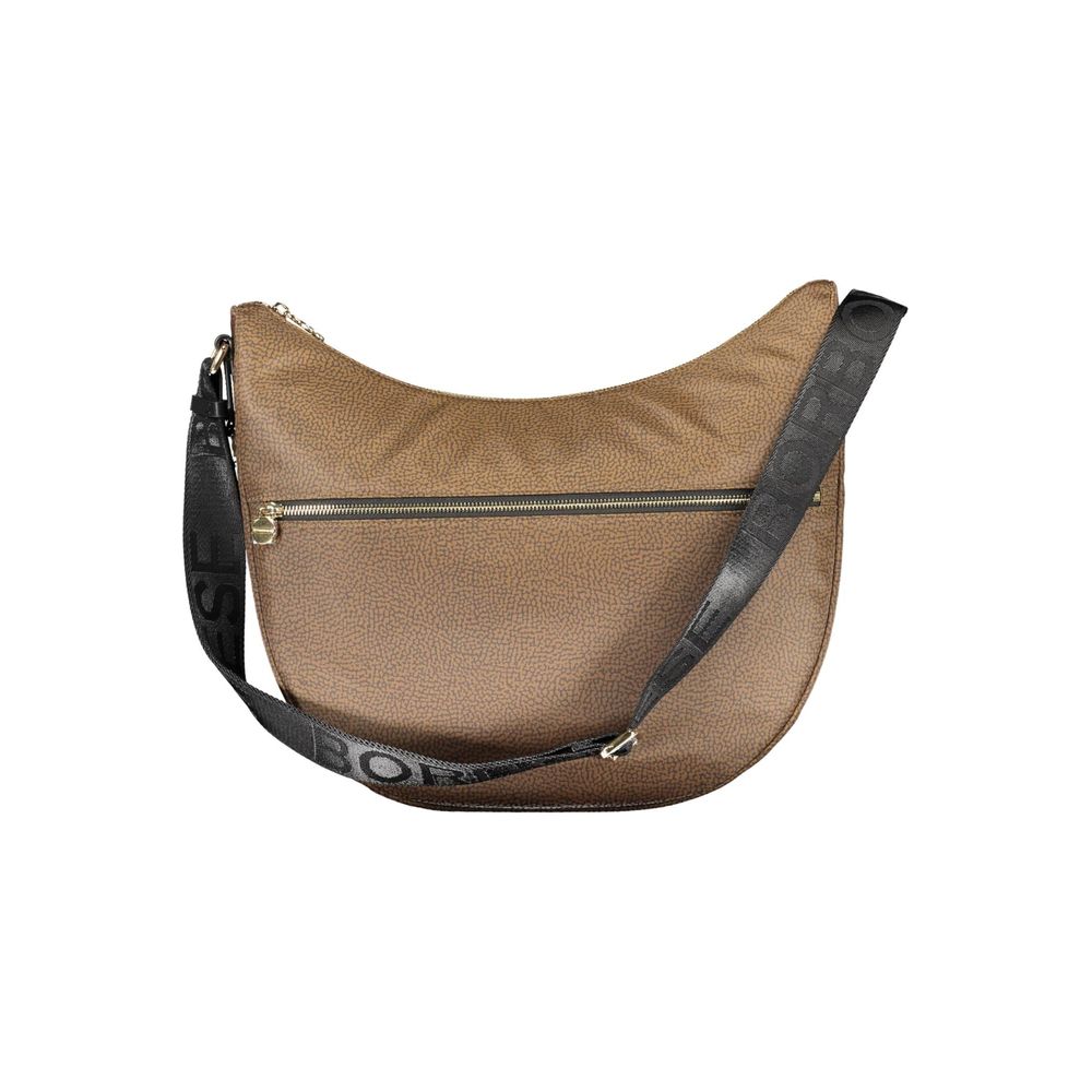 Brown Polyester Handbag - The Luxe Alliance