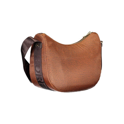 Brown Polyester Handbag - The Luxe Alliance