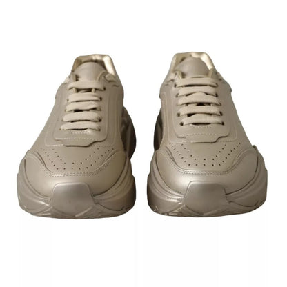  - Gold Leather Daymaster Low Top Sneakers Shoes