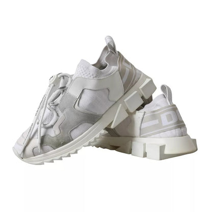  - White Mesh Sorrento Trekking Sneakers Shoes