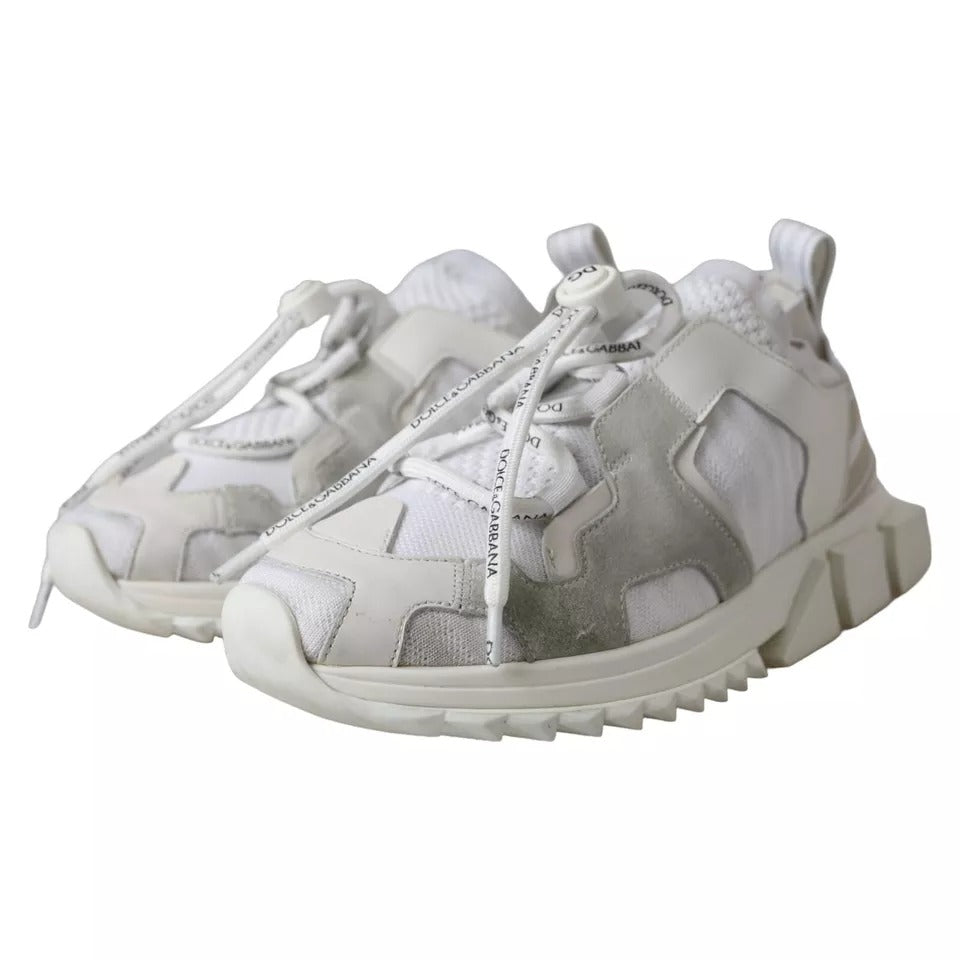  - White Mesh Sorrento Trekking Sneakers Shoes