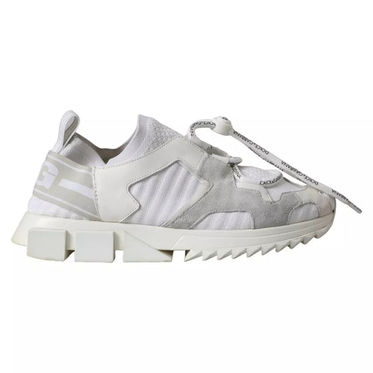  - White Mesh Sorrento Trekking Sneakers Shoes