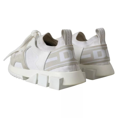  - White Mesh Sorrento Trekking Sneakers Shoes