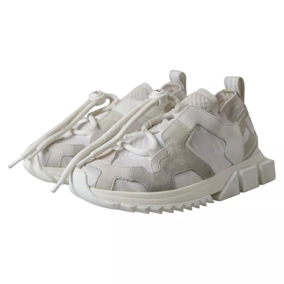  - White Mesh Sorrento Trekking Sneakers Shoes