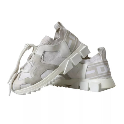  - White Mesh Sorrento Trekking Sneakers Shoes