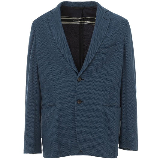  - Blue Wool Blazer