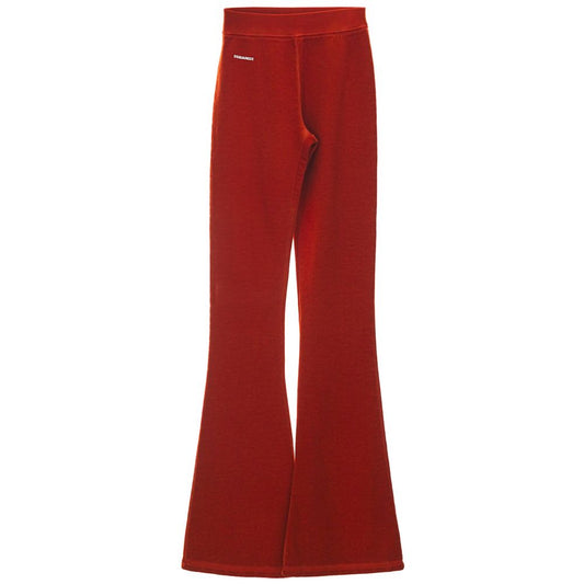  - Red Cotton Jeans & Pant