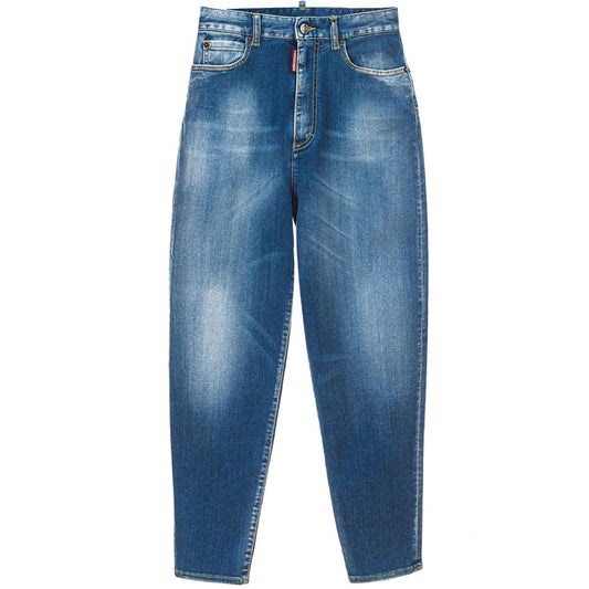  - Blue Cotton Jeans & Pant